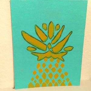 Turquoise pinapple